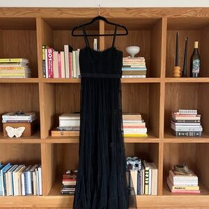 Alice + Olivia Deena pleated maxi dress